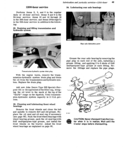 Alternative view of John Deere 4010 Utility Wheel Tractor Operator's Manual (OMR30680)