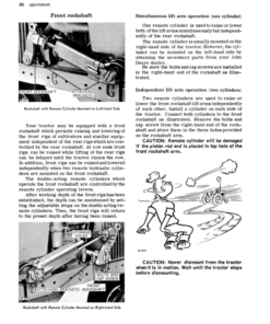 Alternative view of John Deere 3010 Row Crop Standard Tractor Operator's Manual (OMR32385)