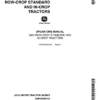 John Deere 3020 Row Crop Standard & Hi-Crop Tractors Operator's Manual (OMR34406)
