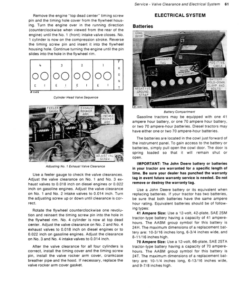 Alternative view of John Deere 2030 Utility Tractor Operator's Manual (OMR50675)