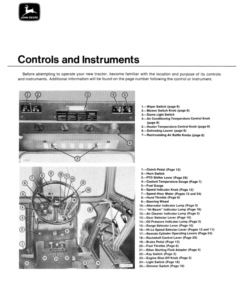 Alternative view of John Deere 7520 Tractor Operator's Manual (OMR51902)