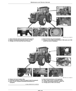 Alternative view of John Deere 8250R, 8270R, 8295R, 8320R, 8345R, 8370R, 8400R Tractors (From Serial Number 100000-) Operator's Manual (OMR569227)
