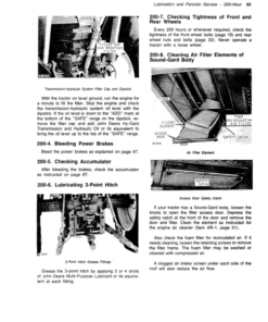 Alternative view of John Deere 4030 Tractor Operator's Manual (OMR57252)
