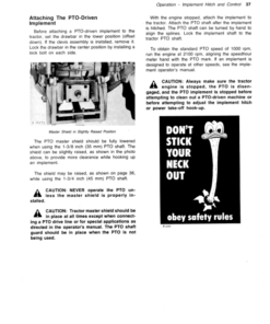 Alternative view of John Deere 8430, 8630 Tractors Operator's Manual (OMR65222)
