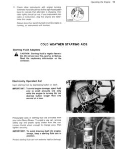 Alternative view of John Deere 4040 & 4240 Tractors Operator's Manual (OMR65460)