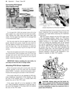 Alternative view of John Deere 4430 Tractor Operator's Manual (OMR65532)