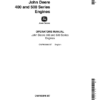 John Deere OEM Engines - 6404D, 6404T, 6404A, 6466A, 6531D, 6531A, 6619A Operator's Manual (OMR65846)