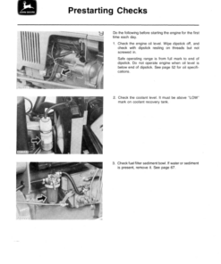 Alternative view of John Deere 850(-009000), 950(-012000) Tractors Operator's Manual (OMR68993)