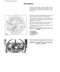 Alternative view of John Deere 1050 Utility Tractor Operator's Manual (OMR70718)