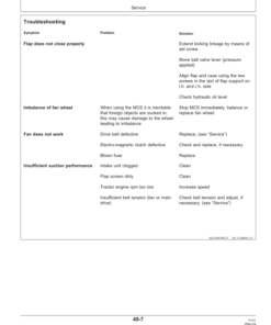 Alternative view of John Deere 342T Material Collection System Operator's Manual (OMRA1193191)
