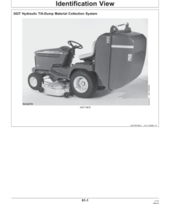 Alternative view of John Deere MCS 342T (SN-), ENGLISH Operator's Manual (OMRA1193291)