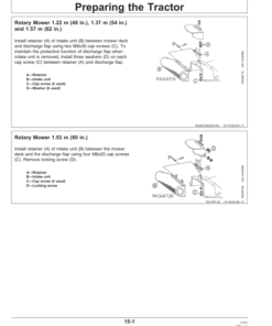 Alternative view of John Deere 560C Material Collection System Operator's Manual (OMRA1209991)
