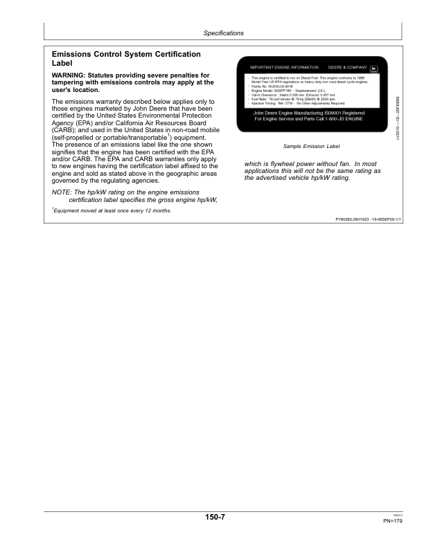 John Deere 5303, 5403 Tractors Operator's Manual (OMRE247016) - Image 3