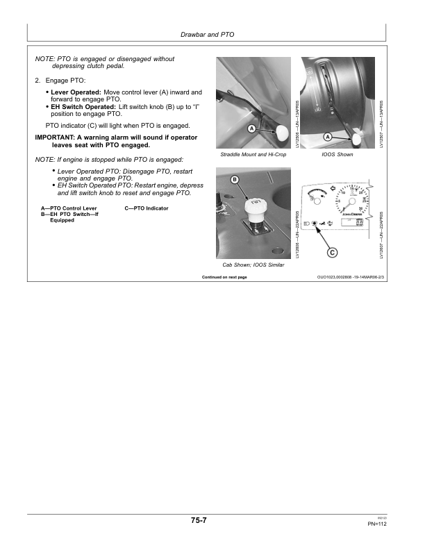 John Deere 5225, 5325, 5425, 5525, 5625 Tractors Operator's Manual (OMRE260579) - Image 2