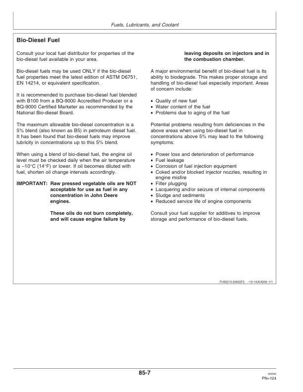 John Deere 5103, 5203, 5303, 5403 Australia Tractors Operator's Manual (OMRE264153) - Image 2