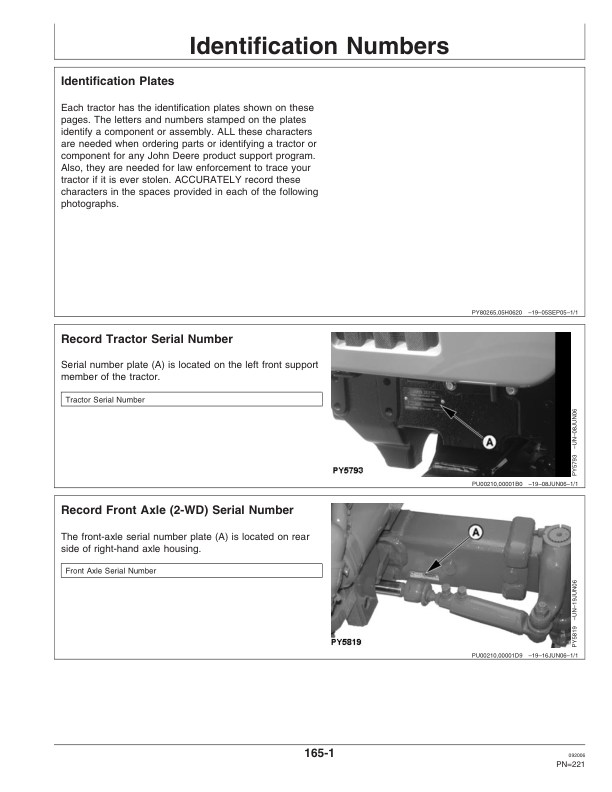 John Deere 5103, 5203, 5303, 5403 Australia Tractors Operator's Manual (OMRE264153) - Image 3