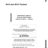 John Deere 5410 & 5610 Tractor Operator's Manual (OMRE272787)