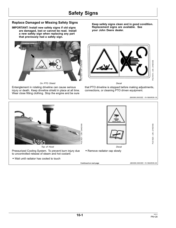 John Deere JD5-750, JD5-754, JD5-800, JD5-804, JD5-850, JD5-854, JD5-900 Tractors Operator's Manual (OMRE280682) - Image 3