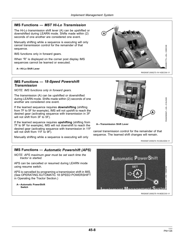 John Deere 9230, 9330, 9430, 9530, 9630 Tractors (016000-) Operator's Manual (OMRE312191) - Image 3