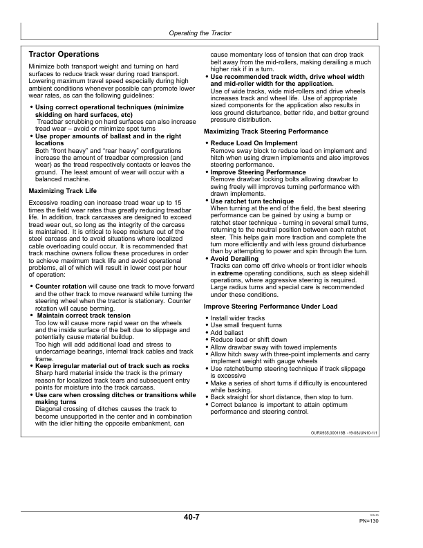 John Deere 8310RT, 8335RT & 8360RT Tractors Export Edition (905301-907100) Operator's Manual (OMRE317105) - Image 2
