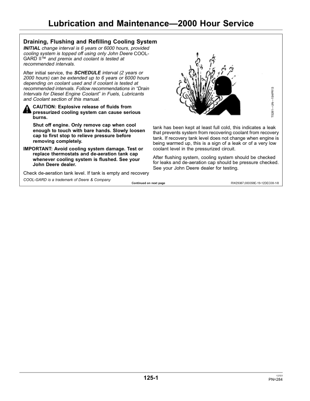 John Deere 9430, 9530, 9630 Scraper Tractors (022000-) (North American) Operator's Manual (OMRE325896) - Image 2