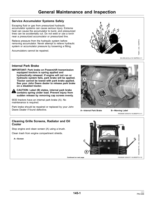 John Deere 9430, 9530, 9630 Scraper Tractors (022000-) (North American) Operator's Manual (OMRE325896) - Image 3