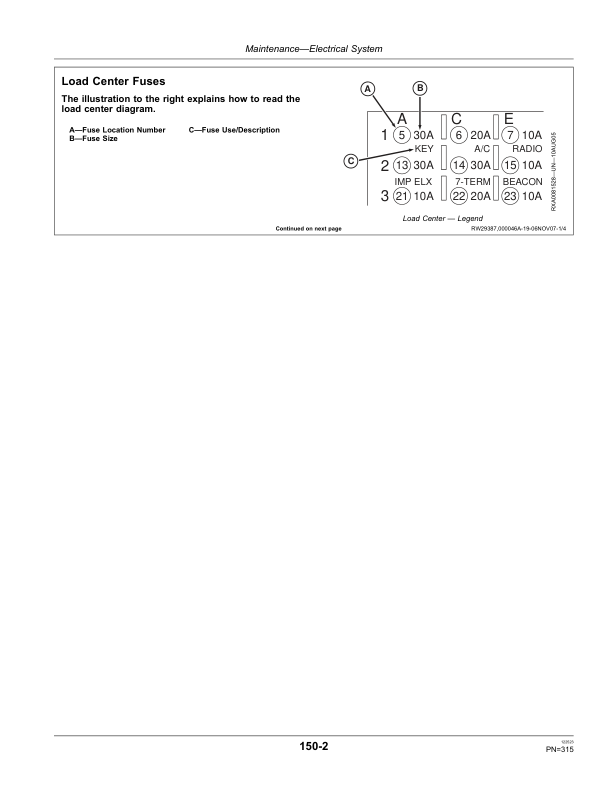 John Deere 9430, 9530, 9630 Scraper Tractors (022000-) (North American) Operator's Manual (OMRE325896) - Image 4