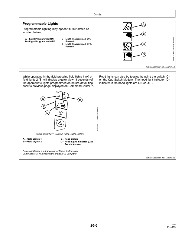 John Deere 9460RT, 9510RT, & 9560RT Scraper Tractors European Edition Operator's Manual (OMRE340833) - Image 2