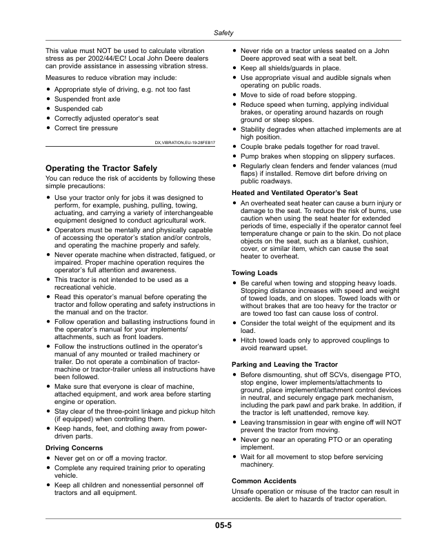 John Deere 9460RT, 9510RT, & 9560RT Tractors European Edition Operator's Manual (OMRE346326) - Image 2