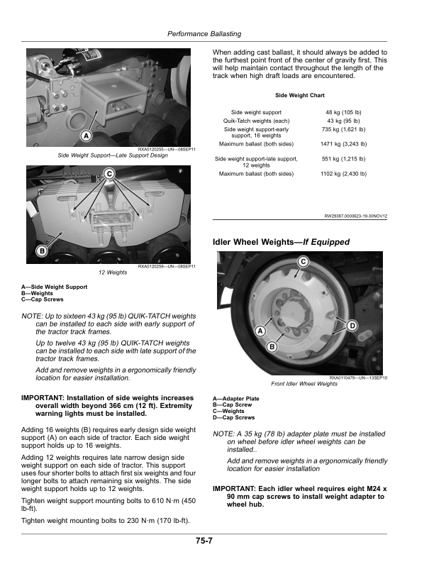 John Deere 9460RT, 9510RT, & 9560RT Tractors European Edition Operator's Manual (OMRE346326) - Image 3