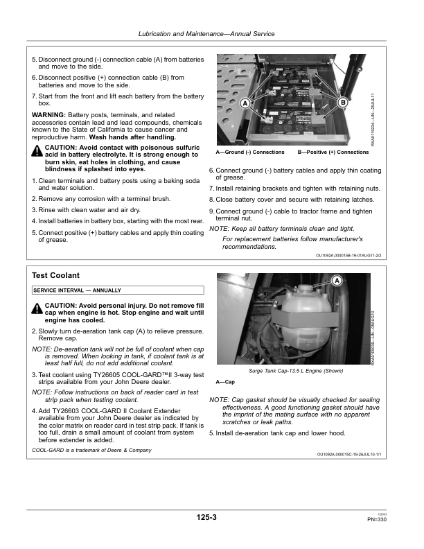 John Deere 9460RT, 9510RT, & 9560RT Tractors North America Operator's Manual (OMRE560319) - Image 3