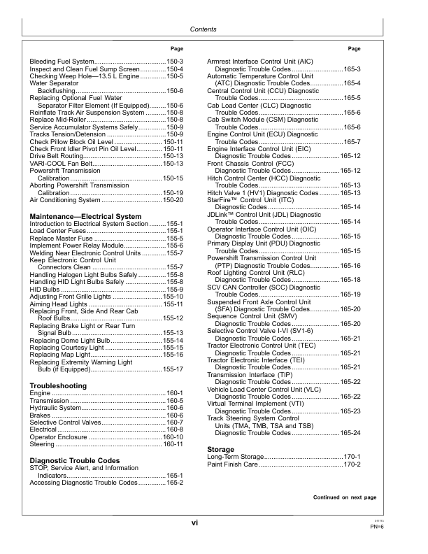 John Deere 9460RT, 9510RT, 9560RT Scraper Tractors Operator's Manuals (OMRE560321) - Image 2
