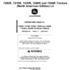 John Deere 7200R, 7215R, 7230R, 7260R & 7280R Tractors North America Operator's Manual (OMRE560402)