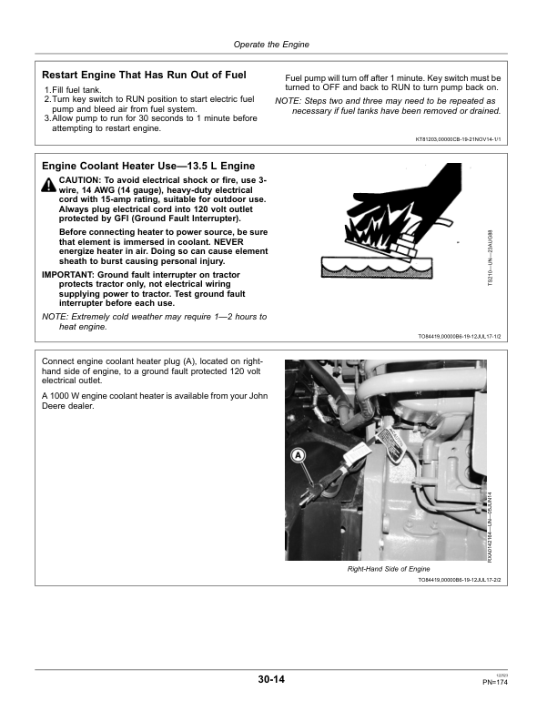 John Deere 9470R, 9520R, 9570R & 9620R Scraper Tractors North America (015000-052000) Operator's Manual (OMRE569066) - Image 2