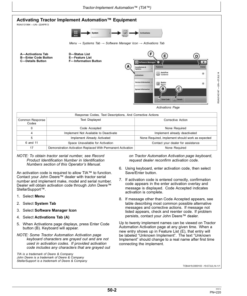 Alternative view of John Deere 9470RT, 9520RT, 9570RT Scraper Tractors Operator's Manuals (OMRE572653)