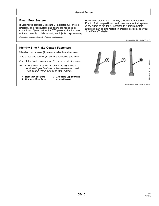 John Deere 9470RT, 9520RT, 9570RT Scraper Tractors Operator's Manuals (OMRE572653) - Image 4