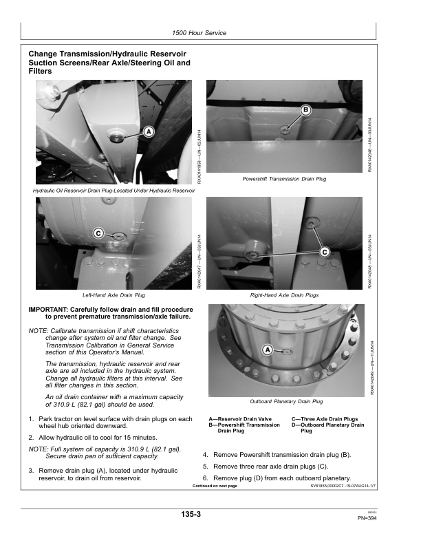 John Deere 9470RT, 9520RT & 9570RT Tractors North America (906000-915000) Operator's Manual (OMRE572654) - Image 2