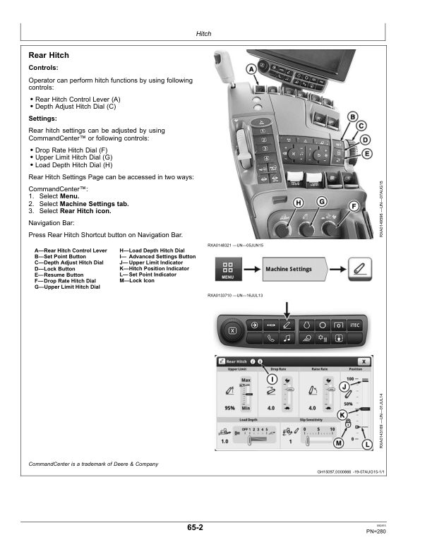 John Deere 8320RT, 8345RT & 8370RT TractorsExport Edtion (912001-) Operator's Manual (OMRE578604) - Image 2