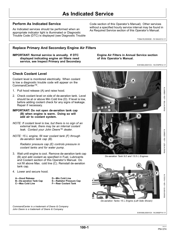 John Deere 9370R, 9420R, 9470R, 9520R, 9570R& 9620R Tractors European Edition (015000- ) Operator's Manual (OMRE578662) - Image 3