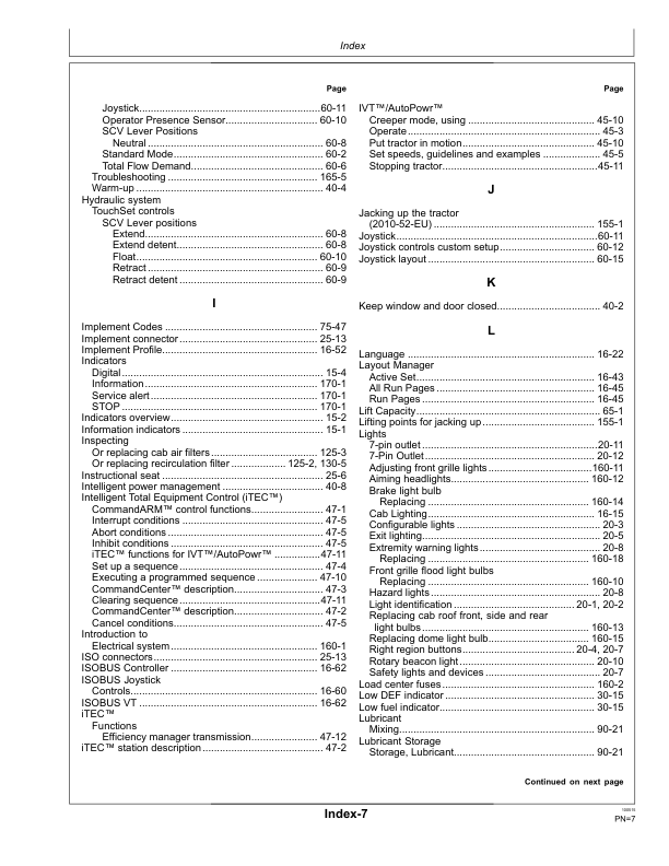 John Deere 7210R, 7230R, 7250R, 7270R& 7290R, 7310R TractorsExport Edition (080001- ) Operator's Manual (OMRE579770) - Image 3