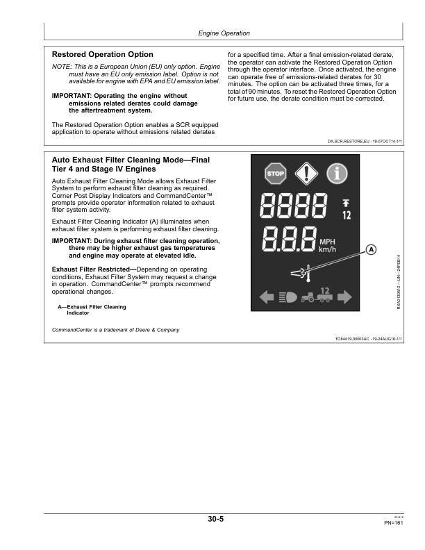 John Deere 9470RT, 9520RT & 9570RT (9RT) Scraper Tractors Operator's Manual (OMRE584624) - Image 2