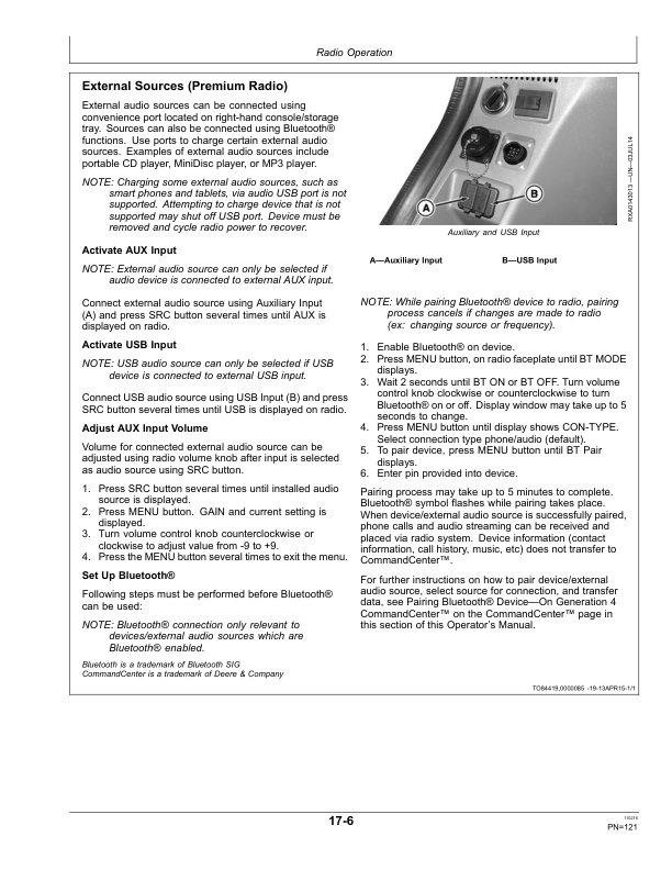 John Deere 9470RT, 9520RT & 9570RT (9RT) Scraper Tractors (North American) Operator's Manual (OMRE584628) - Image 2