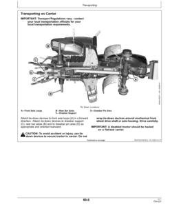 Alternative view of John Deere 7830 & 7930 Tractors Operator's Manual (OMRE589199)