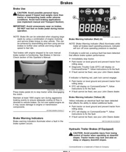 Alternative view of John Deere 9470RT, 9520RT, 9570RT Tractors Operator's Manual (OMRE589691)
