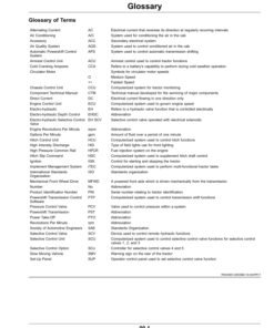 Alternative view of John Deere 9470RT, 9520RT & 9570RT Tractors Operator's Manual (OMRE589705)