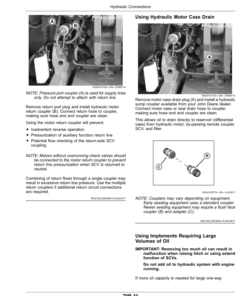 Alternative view of John Deere 8320RT, 8345RT & 8370RT Tractors Operator's Manual (OMRE591528)