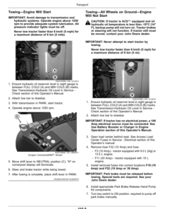 Alternative view of John Deere 9370R, 9420R, 9470R, 9520R, 9570R & 9620R Tractors Operator's Manual (OMRE592444)