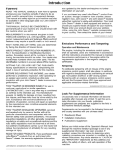 Alternative view of John Deere 9420RX, 9470RX, 9520RX, 9570RX & 9620RX Tractors Operator's Manual (OMRE592493)