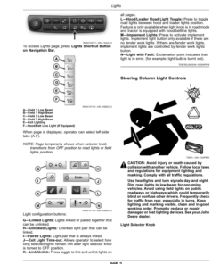 Alternative view of John Deere 9420RX, 9470RX, 9520RX, 9570RX & 9620RX Tractors Operator's Manual (OMRE592526)