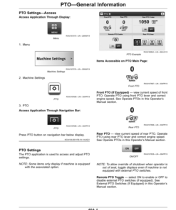 Alternative view of John Deere 8RT Series Tractors (927001-) (Export Edition) Operator's Manual (OMRE593047)